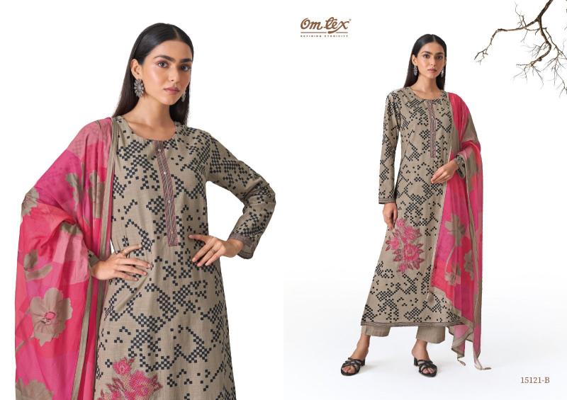 Omtex rivana cotton dress materials wholesale dealer in bharuch